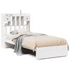 vidaXL Letto con Libreria senza Materasso 75x190 cm in Legno Pino