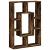 vidaXL Libreria Rovere Fumo 63x20x90 cm in Truciolato