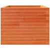 vidaXL Fioriera Giardino Marrone Cera 60x60x49,5cm Legno Massello Pino
