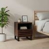 vidaXL Comodino 40x34x46 cm in Legno Massello di Mango