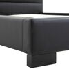 vidaXL Struttura letto senza materasso in similpelle nera 200x160 cm