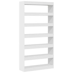 vidaXL Armadio per Libri Bianco 100 x 30 x 198 cm Legno multistrato