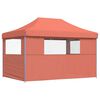 vidaXL Tenda Party Terracotta 279 x 410 x 315 cm Tessuto Oxford