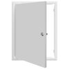 vidaXL Pannello di Accesso Bianco 43 x 33 x 3 cm Acciaio