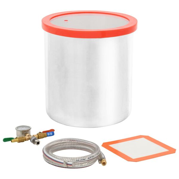 vidaXL Camera a Vuoto in Acciaio Inossidabile 18,9 L