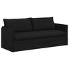 vidaXL Set di divani 2 pcs Nero 196 x 82 x 85 cm Tessuto