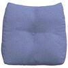 vidaXL Cuscino per Schiena Blu jeans 45 x 24 x 50 cm Tessuto