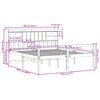 vidaXL Letto Libreria senza Materasso 180x200 cm in Legno di Pino