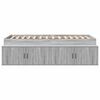 vidaXL Struttura del letto Grigio Sonoma 90 x 200 cm Legno multistrato