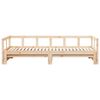 vidaXL Dormeuse senza Materasso 90x190 cm in Legno Massello di Pino