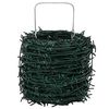 vidaXL Filo Spinato Verde a Rotolo 100 m