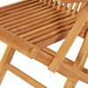 vidaXL Set da Pranzo da Giardino 7 pz in Legno Massello di Teak