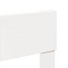 vidaXL Letto senza Materasso Bianco 75x190 in Legno Massello di Pino
