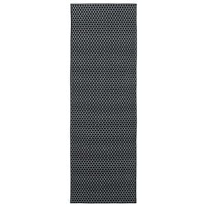vidaXL Runner Tappeto ORIZ 1150 gsm Motivo in rete nera