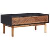 vidaXL Tavolino da Salotto 90x50x40 cm Legno Massello di Acacia e MDF