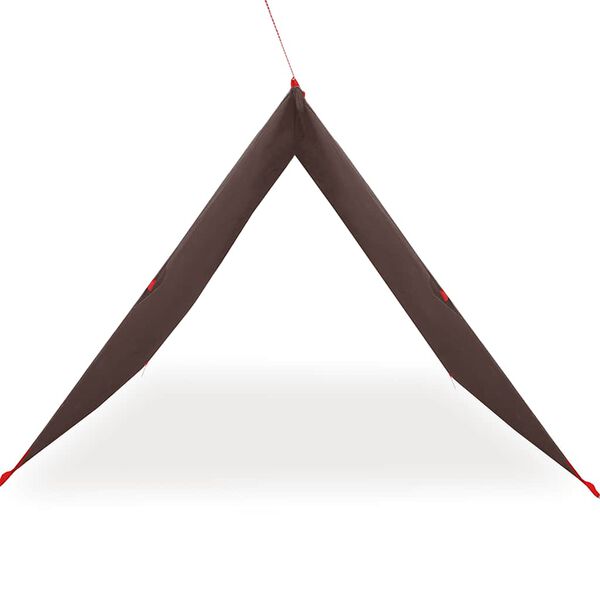 vidaXL Telone da Campeggio Marrone 366x306 cm Impermeabile