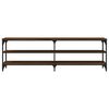 vidaXL Mobile Porta TV Rovere Marrone 160x30x50 cm Legno Multistrato
