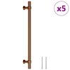 vidaXL Maniglie per Mobili 5pz Bronzo 192mm in Acciaio Inox