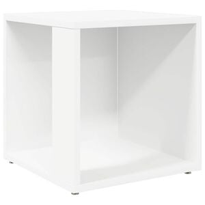 vidaXL Tavolino Bianco 33x33x34,5 cm in Legno Multistrato