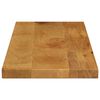 vidaXL Piano per Tavolo 80x20x3,8 cm Rettangolare Legno Massello Mango