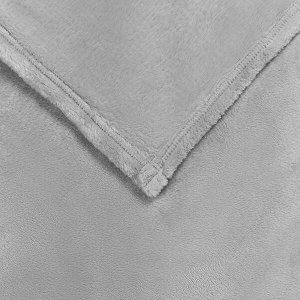 vidaXL Coperta Grigio 130 x 150 cm Panno