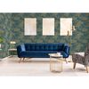 DUTCH WALLCOVERINGS Carta da Parati "Tropical" Blu Scuro e Oro