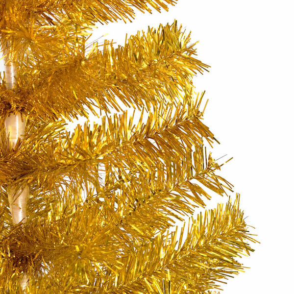 vidaXL Albero di Natale Preilluminato con Palline Oro 180 cm PET