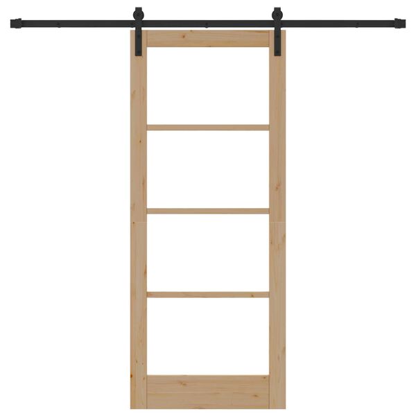 vidaXL Porta scorrevole ORKDAL Naturale 83 x 202 cm