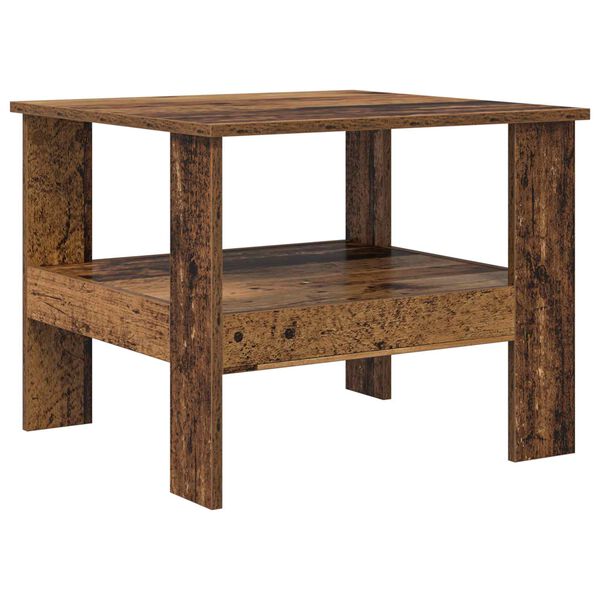 vidaXL Tavolino da salotto Legno vecchio 57 x 55 x 45 cm