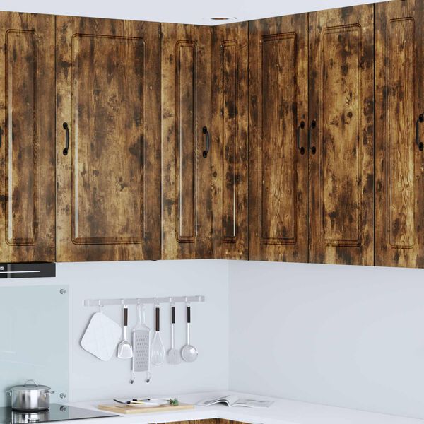 vidaXL Mobile da cucina Kalmar Rovere fum&eacute; 57 x 57 x 100 cm