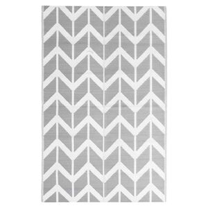 vidaXL Tappeto da Esterno ARAKIL Grigio 160x230 cm in PP