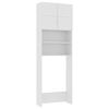 vidaXL Mobile per Lavatrice Bianco 64x25,5x190 cm in Multistrato