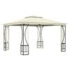 vidaXL Gazebo con Rete 300x300x265 cm Crema
