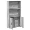 vidaXL Libreria Grigio Sonoma 60x24x120 cm in Truciolato