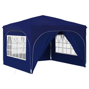 vidaXL Tenda per feste a pop-up 290 x 290 x 245 cm Blu