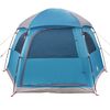 vidaXL Tenda Familiare Igloo per 6 Persone Blu Impermeabile