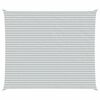 vidaXL Vela da ombra solare Grigio chiaro e bianco 7 x 6 m