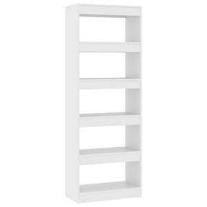 vidaXL Libreria/Divisorio Bianco 60x30x166 cm in Truciolato