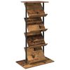 vidaXL Scaffale per riviste Legno vecchio 68 x 40 x 123.5 cm