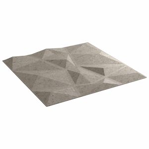 vidaXL Pannelli da parete 24 pz 50 x 50 cm Grigio Cemento Schiuma XPS