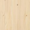 vidaXL Albero di Natale in legno con supporto Naturale 125 cm
