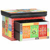 vidaXL Armadio da Notte 2 pz Multicolore 40 x 30 x 28 cm