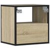 vidaXL Comodino a Muro Rovere Sonoma 40x31x39,5 cm