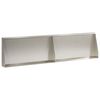 vidaXL Muro di contenimento 2 pz 80 x 12 x 50 cm Acciaio Inox Argento