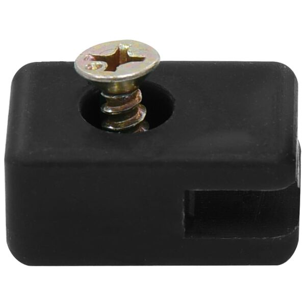 vidaXL Supporto per Fili Recinzioni Giardino e Vite 100 Set Antracite