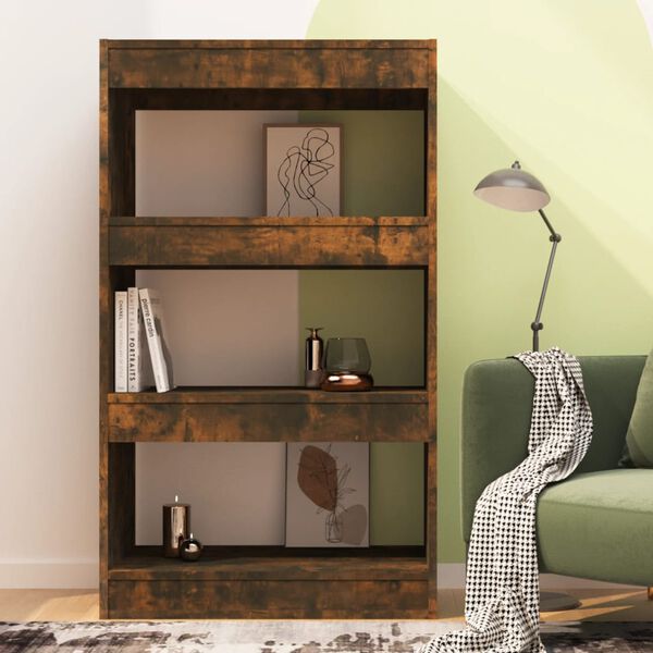 vidaXL Libreria/Divisorio Rovere Fumo 60x30x103 cm in Truciolato