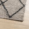 vidaXL Tappeto Shaggy PAMPLONA Pelo Lungo Beige e Antracite 240x340 cm