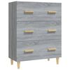 vidaXL Credenza Grigio Sonoma 70x34x90 cm in Legno Multistrato