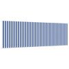 vidaXL Tenda Retrattile Blu e Bianco 400 &times; 300 cm