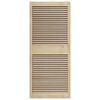 vidaXL Porta per Armadio 4 pcs Naturale 140.5 x 2.1 x 49.5 cm